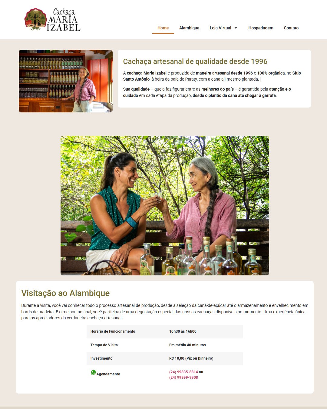 O novo site, mais leve, fluido, e completamente adaptável a qualquer proporção de tela